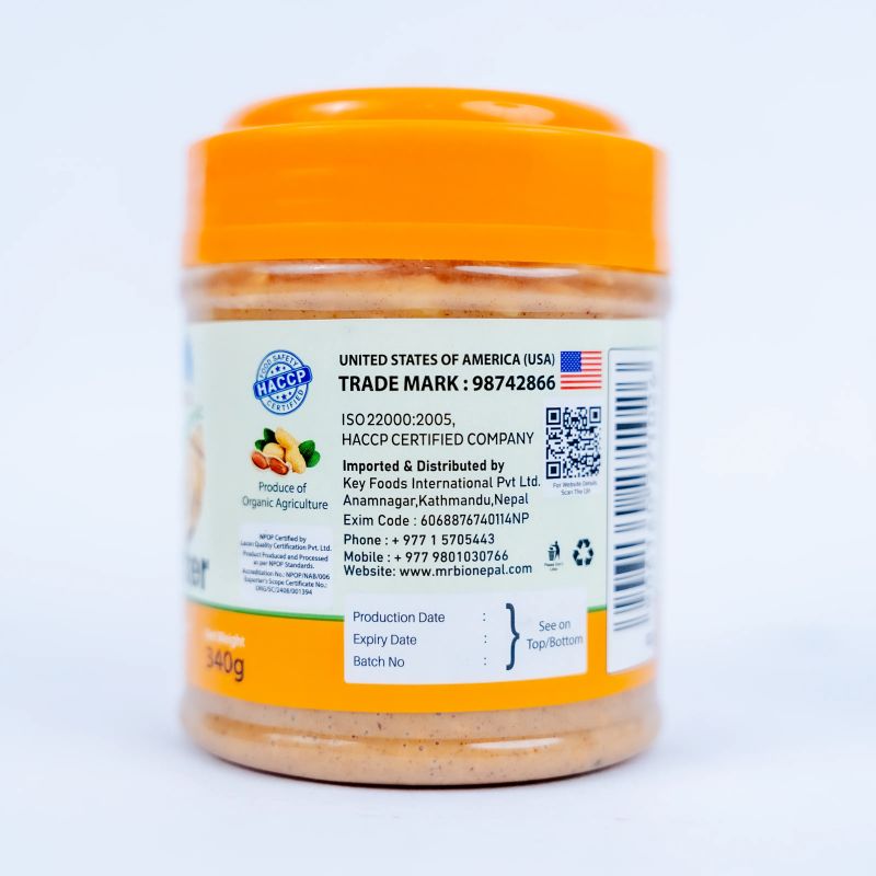 Organic Peanut Butter(Mr. Bio)