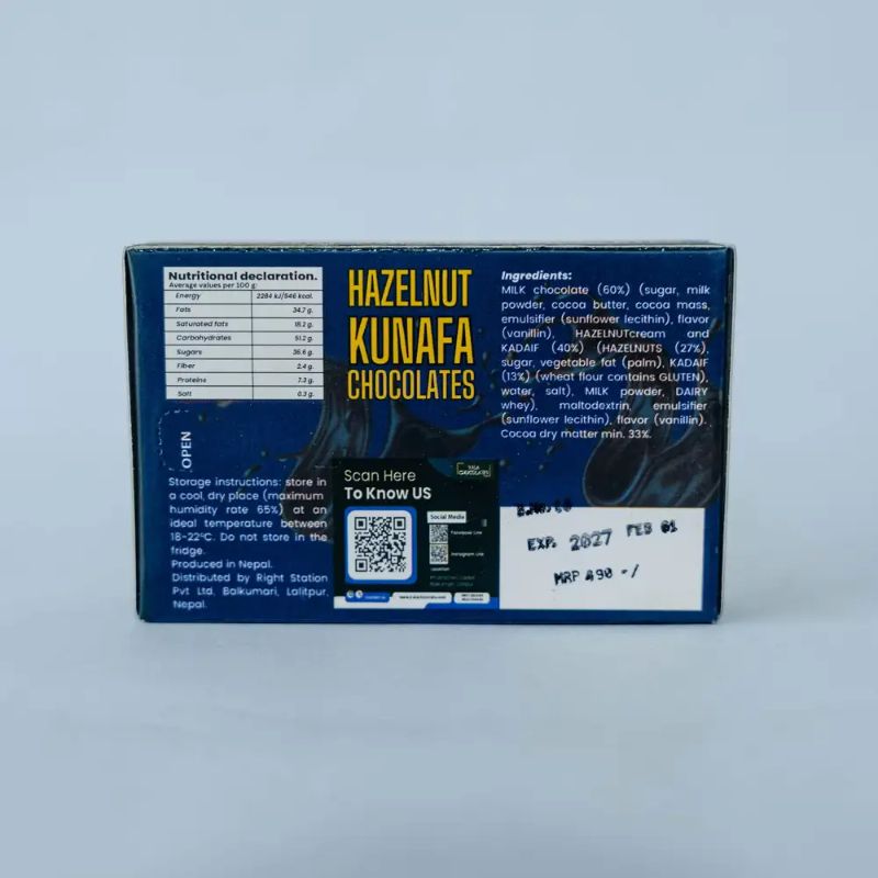 Kunafa Hazelnut (70gm)