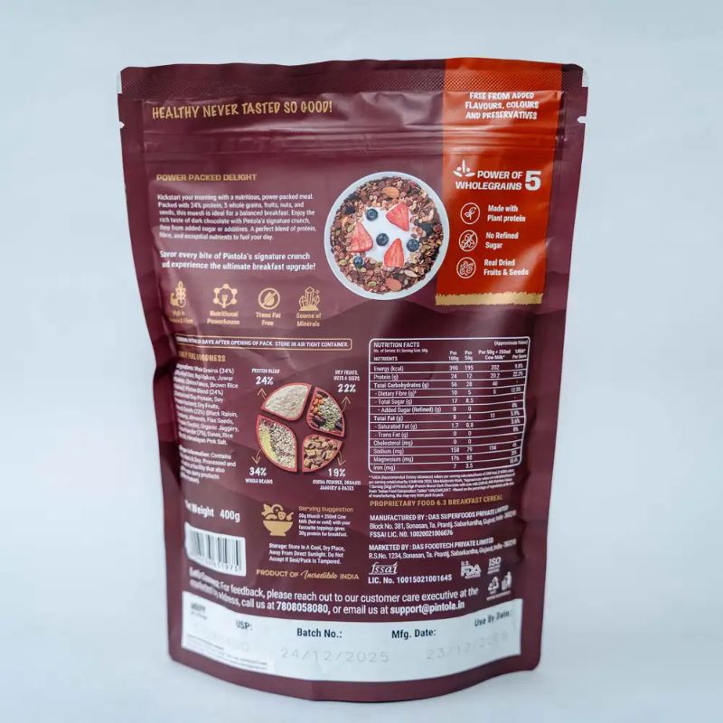 Pintola dark chocolate(400gm)